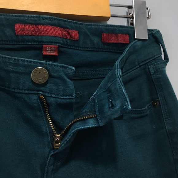 Banana Republic Teal Green Skinny Jeans Petite - Picture 7 of 8